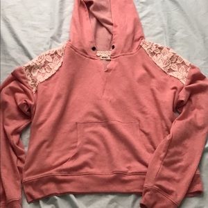 ‘Inspired Hearts’ Pink crop top